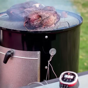 grill on a weber smokey mountain